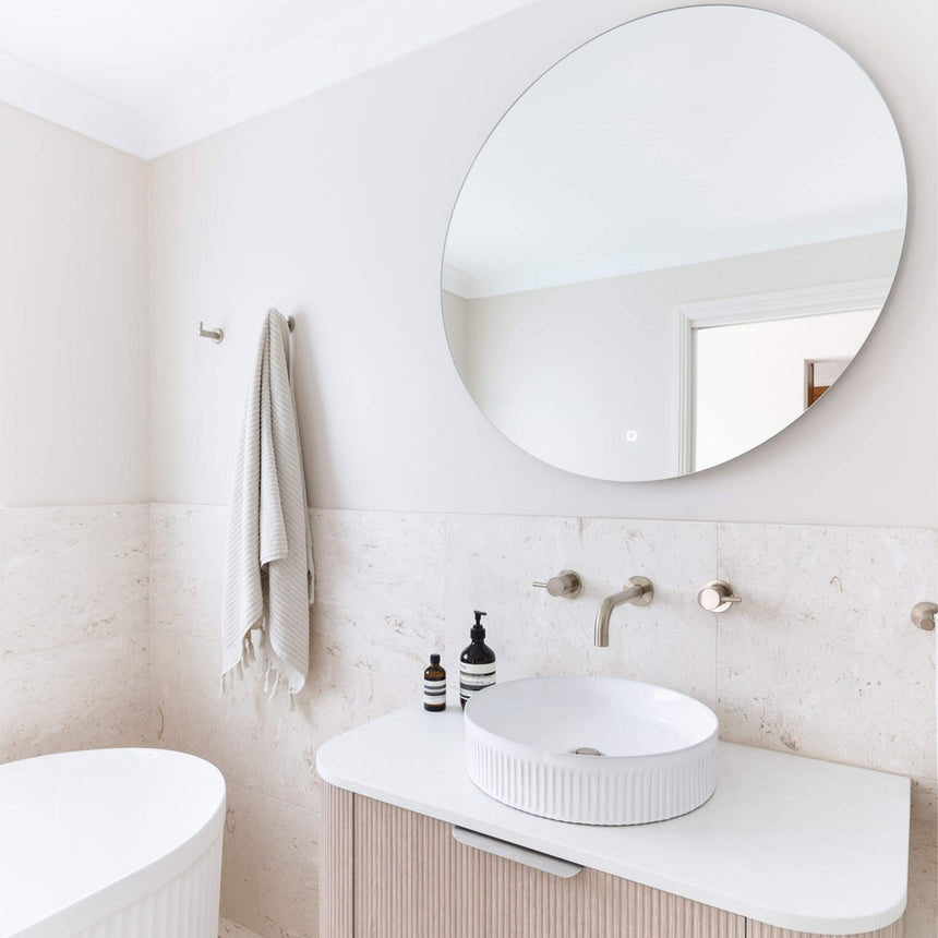 ADP Eclipse LED Frameless Mirror Round 3000K Frameless Mirror ADP