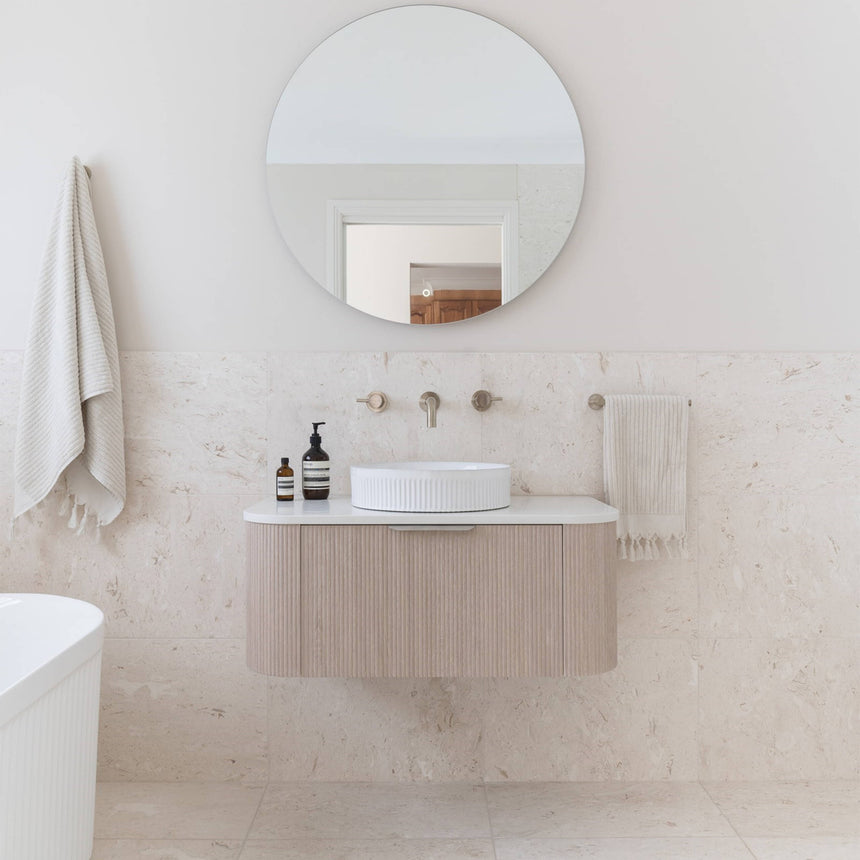 ADP Eclipse LED Frameless Mirror Round 3000K Frameless Mirror ADP