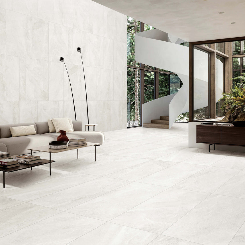 Capri 1200x600 Lappato Glacier Marble Look Tiles Tilemall