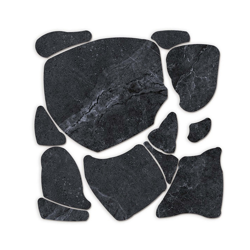 Enzo Crazy Pave Surface Tec Coal Stone Look Tiles Tilemall Default Title