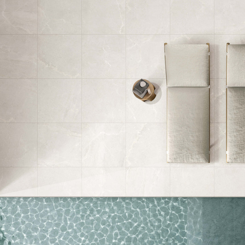 Monza Bullnose Pencil Edge 600x400 Grip Cloud Stone Look Tiles Tilemall