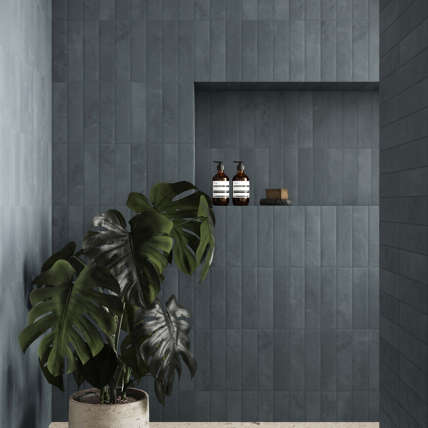 Miniature Cera 60x240 Matt Blue Notte Subway Tilemall