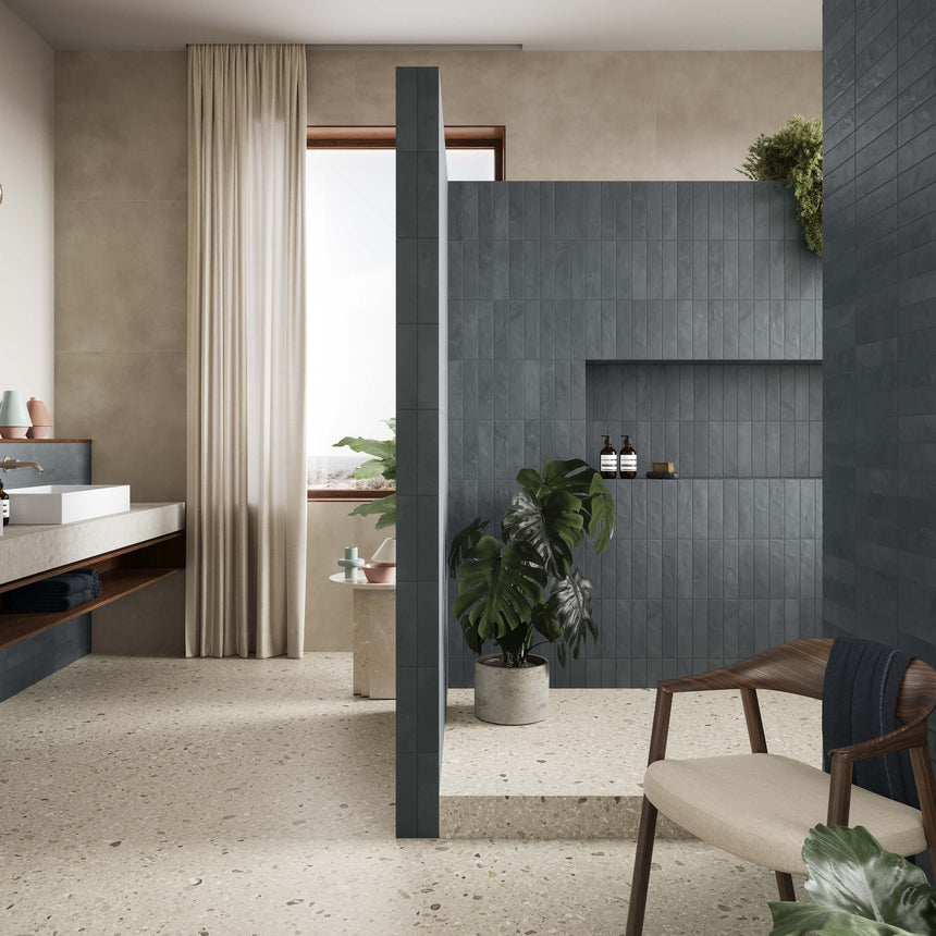 Miniature Cera 60x240 Matt Blue Notte Subway Tilemall