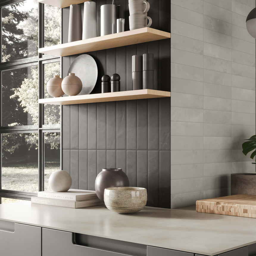 Miniature Cera 60x240 Matt Grigio Cenere Subway Tilemall