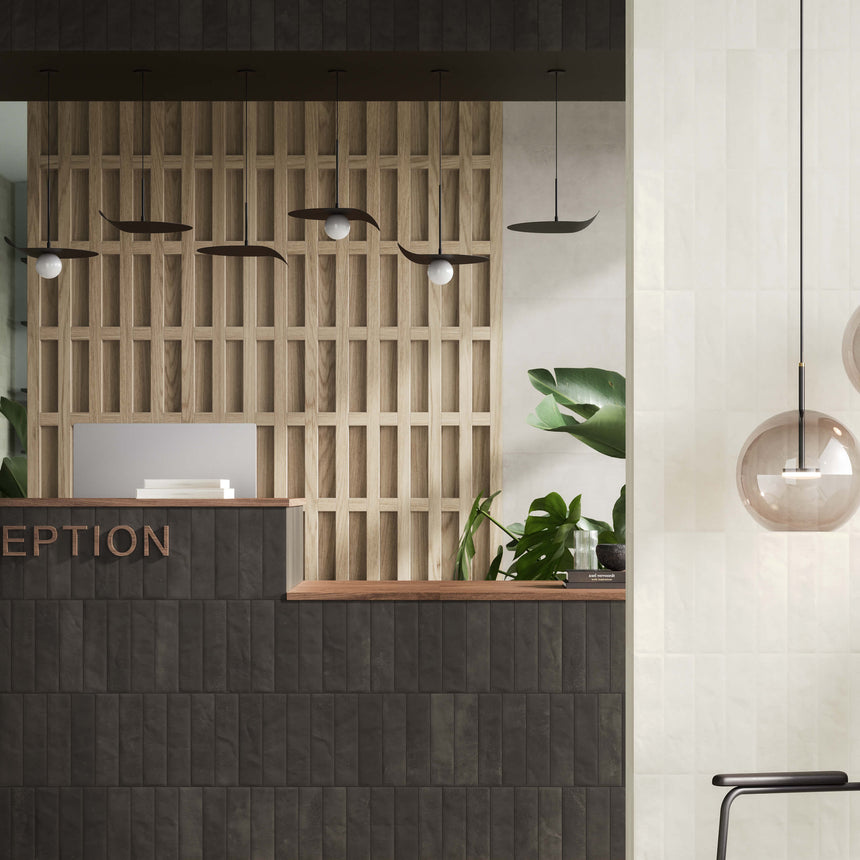Miniature Cera 60x240 Matt Nero Inchiostro Subway Tilemall