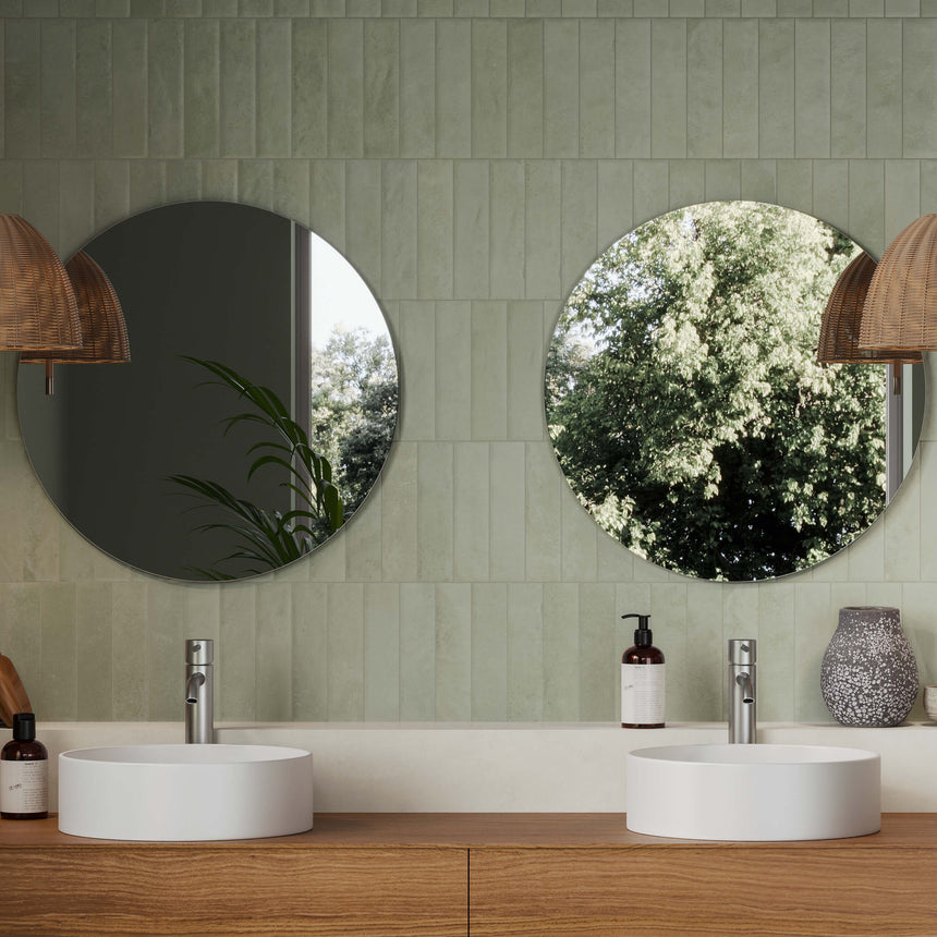 Miniature Cera 60x240 Matt Verde Candito Subway Tilemall