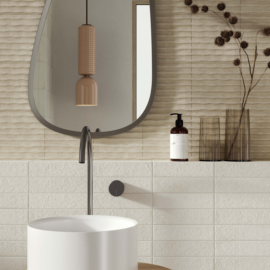 Miniature Fornace 60x240 Matt Bianco Minerale Subway Tilemall