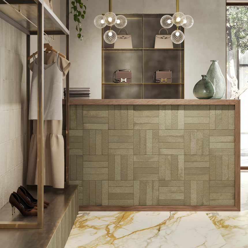 Miniature Fornace 60x240 Matt Verde Muschio Subway Tilemall