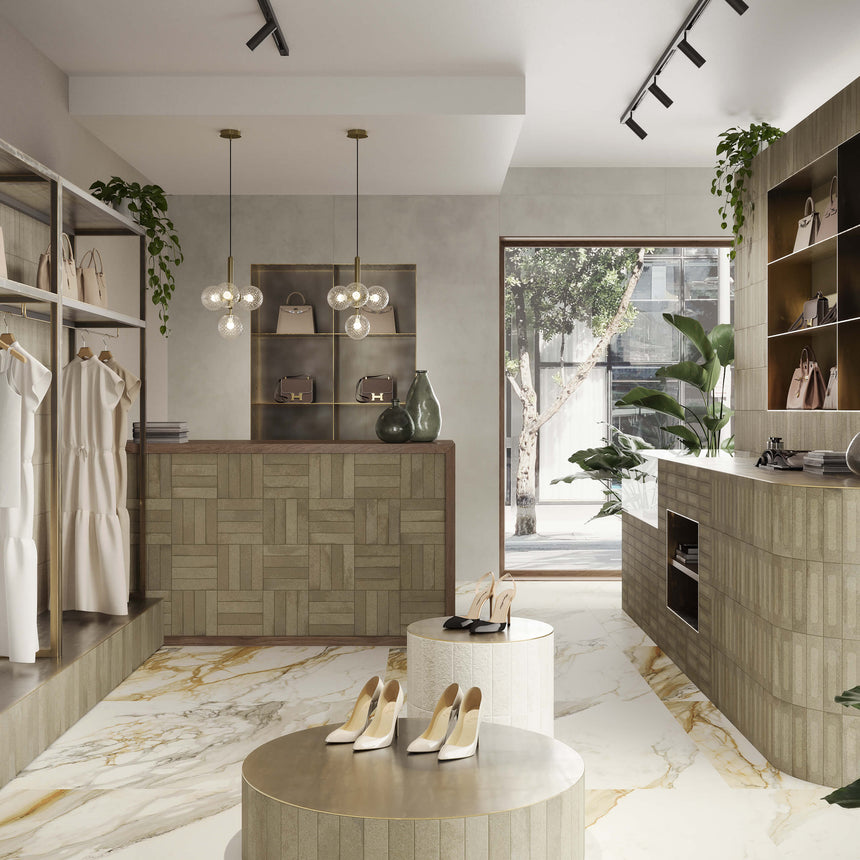 Miniature Fornace 60x240 Matt Verde Muschio Subway Tilemall