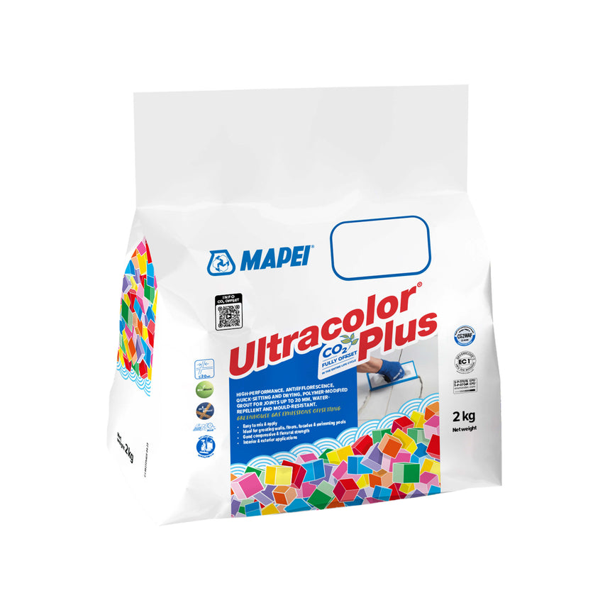 Mapei Grout Ultra Color Plus Alu 100 2Kg White Grout Mapei Default Title