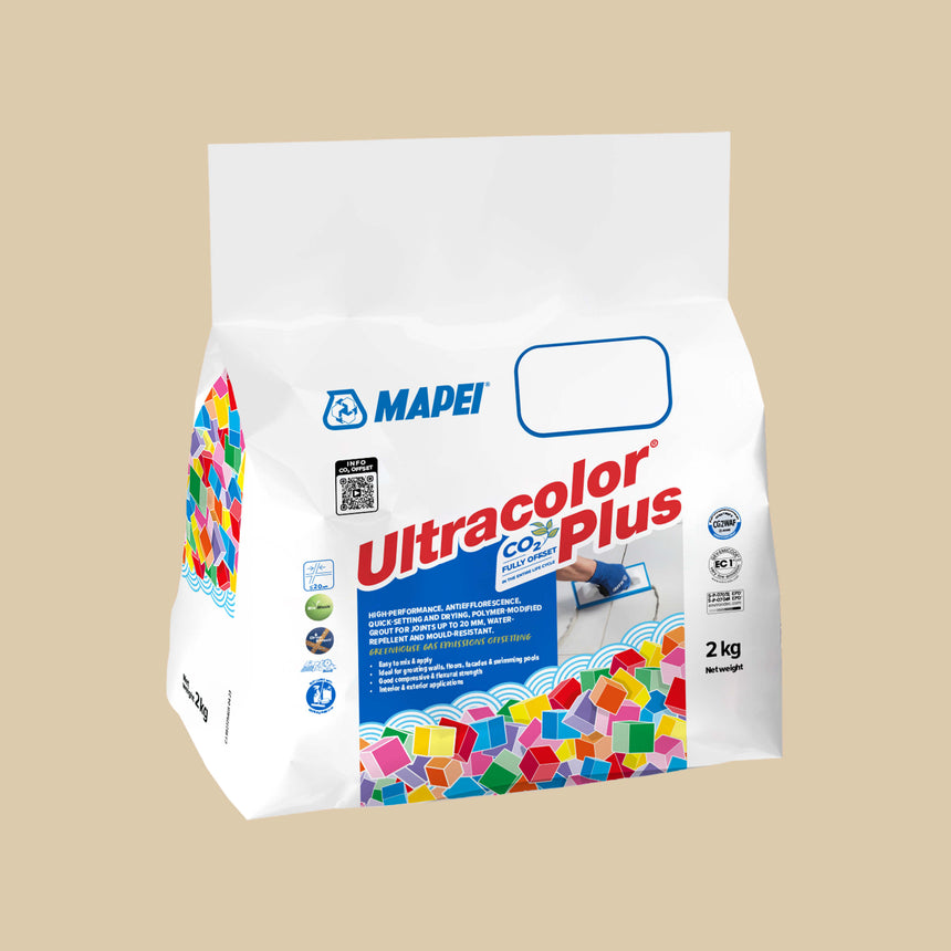 Mapei Grout Ultra Color Plus Alu 138 2Kg Almond Grout Mapei Default Title