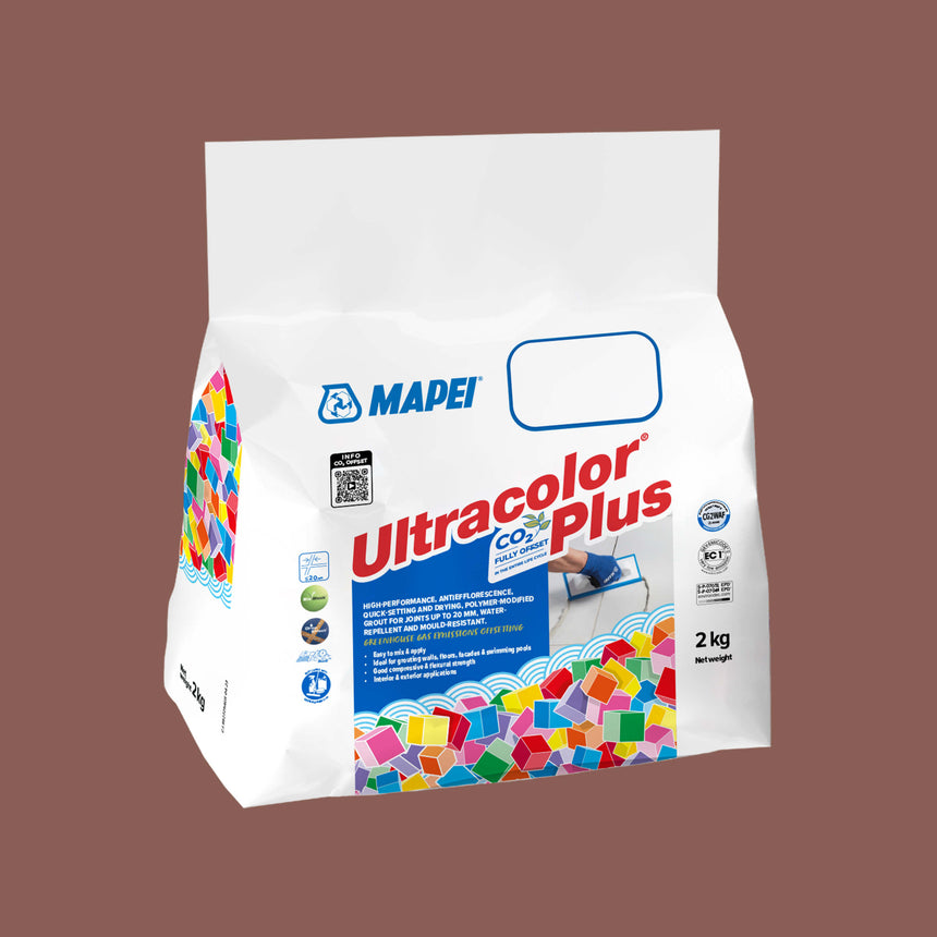 Mapei Grout Ultra Color Plus Alu 143 2Kg Terracotta Grout Mapei Default Title