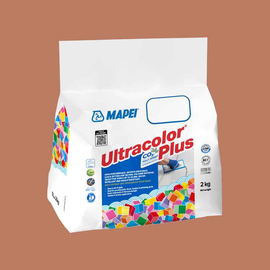Mapei Grout Ultra Color Plus Alu 145 2Kg Terra di Siena Grout Mapei Default Title