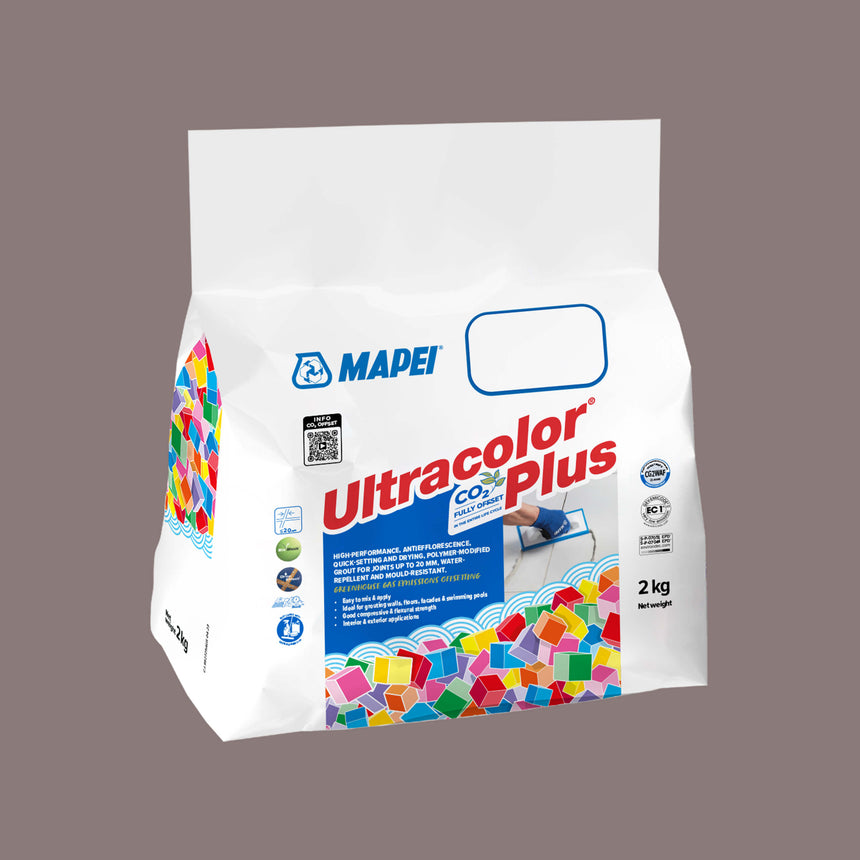 Mapei Grout Ultra Color Plus Alu 187 2Kg Linen Grout Mapei Default Title