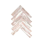 Artemis Mosaic Herringbone 35x150mm Natural Stone Honed Pink