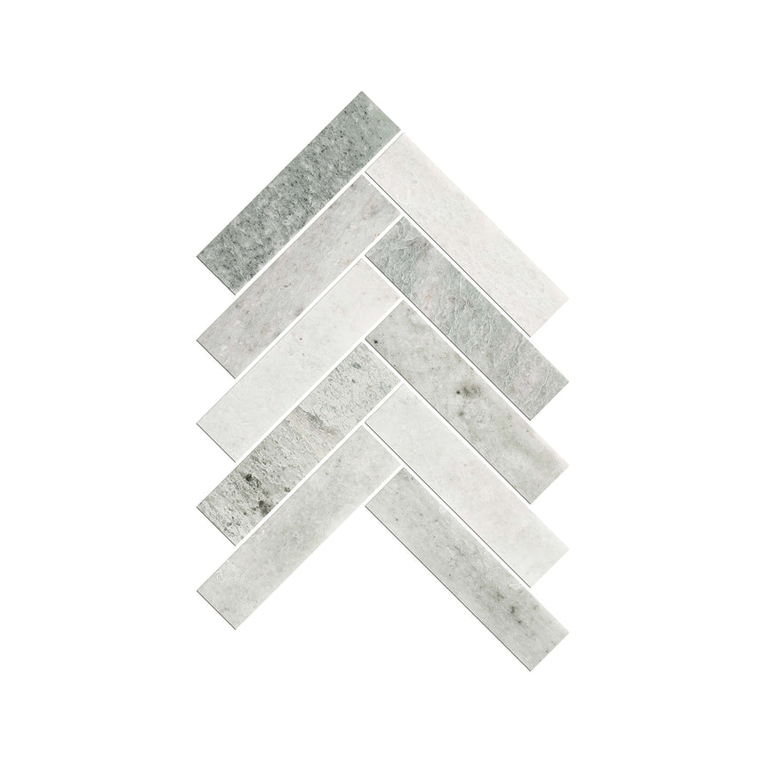 Artemis Herringbone 35x150 Ming Green Honed Marble Mosaic Tilemall Default Title