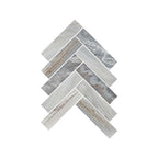 Artemis Mosaic Herringbone 35x150mm Natural Stone Honed Blue Sandstone