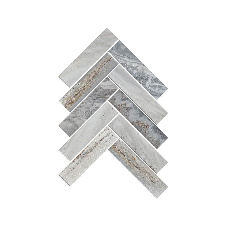 Artemis Herringbone 35x150 Blue Sandstone Honed Marble Mosaic Tilemall Default Title