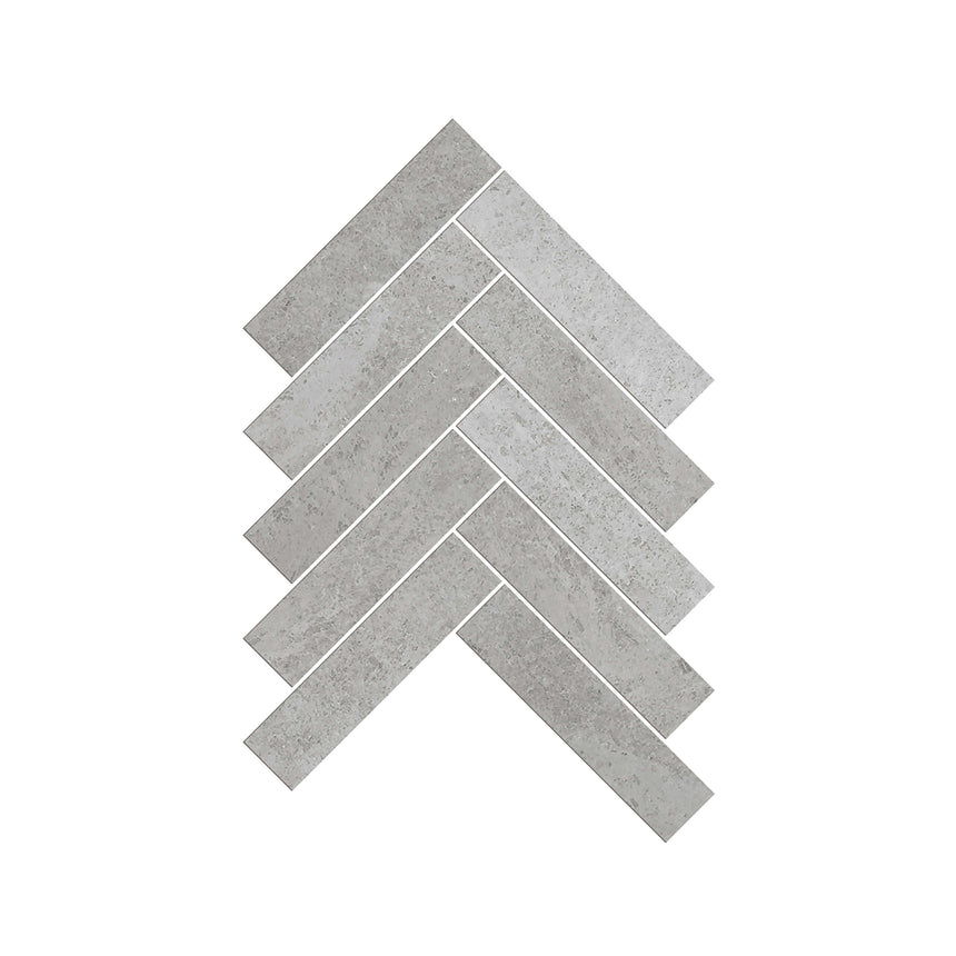 Artemis Herringbone 35x150 New Grey Honed Marble Mosaic Tilemall Default Title