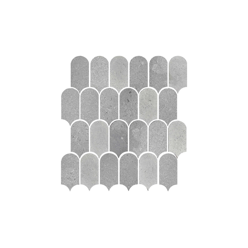 Artemis Feather 50x103 New Grey Honed Marble Mosaic Tilemall Default Title