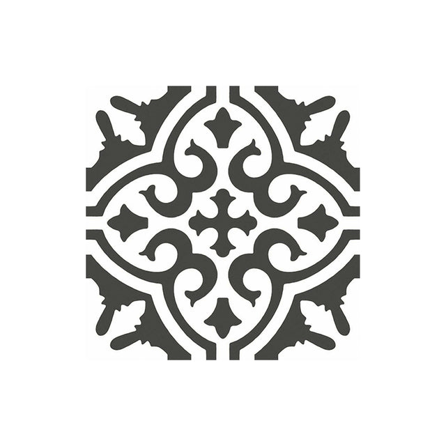 Kenthurst 300x300 Matt Black Encaustic Look Tiles Tilemall Default Title