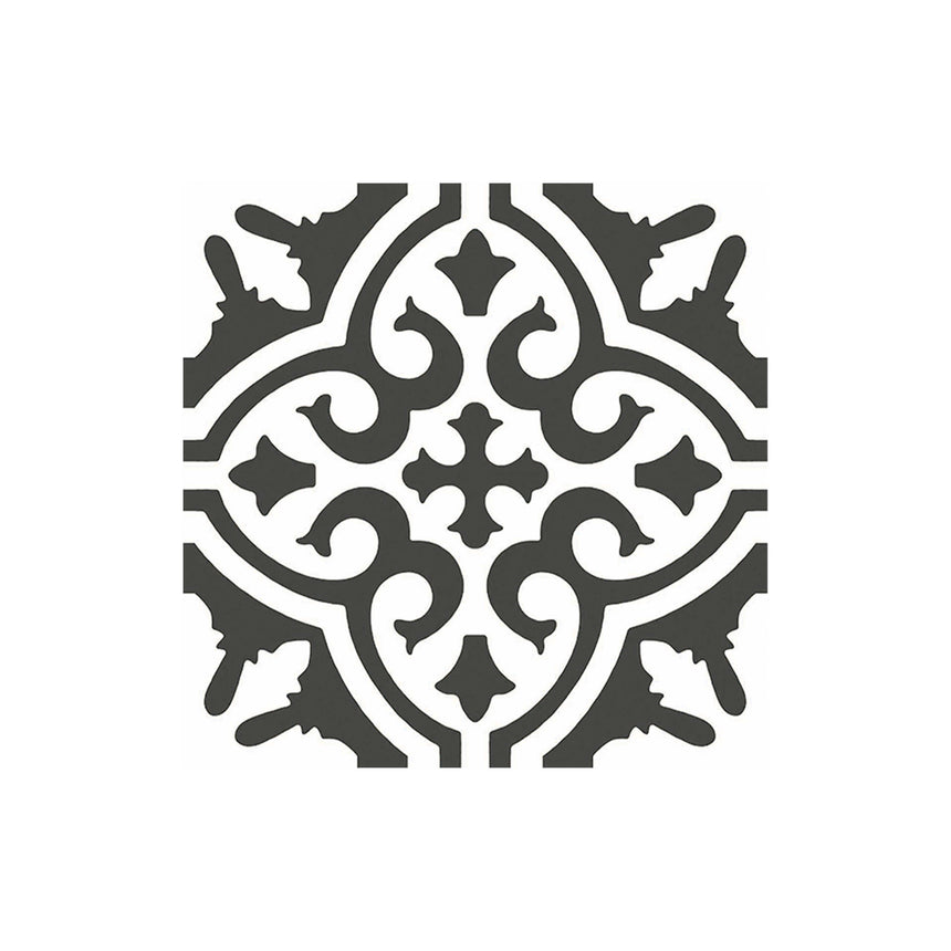 Kenthurst 300x300 Matt Black Encaustic Look Tiles Tilemall Default Title