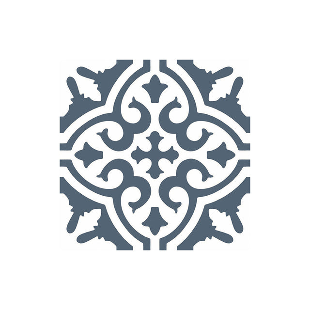 Kenthurst 300x300 Matt Blue Encaustic Look Tiles Tilemall Default Title
