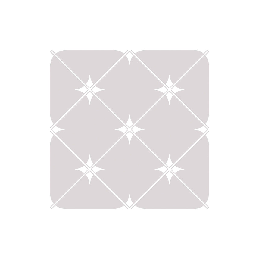 Lyndhurst 300x300 Matt Soft Grey Encaustic Look Tiles Tilemall Default Title