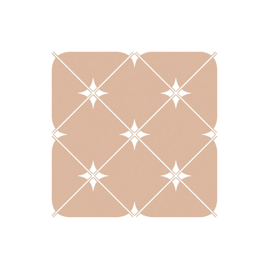 Lyndhurst 300x300 Matt Terracotta Encaustic Look Tiles Tilemall Default Title