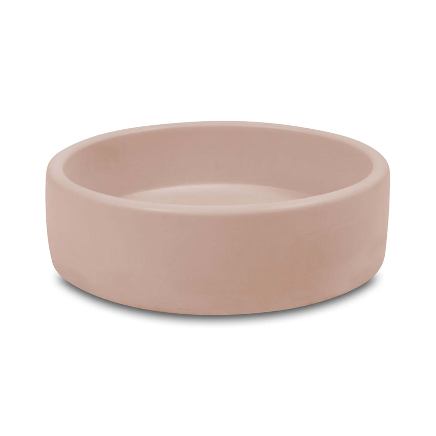Nood Co Bowl Surface Mount Basin Blush Pink Bathroom Basin Nood Co Default Title