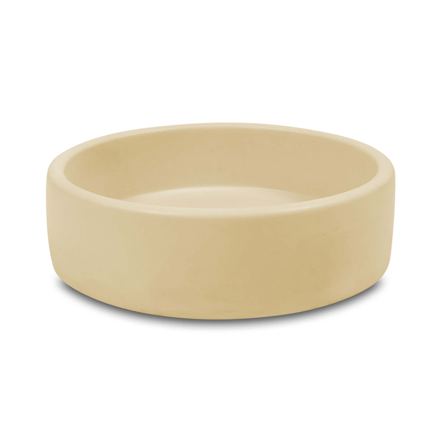 Nood Co Bowl Surface Mount Basin Custard Bathroom Basin Nood Co Default Title