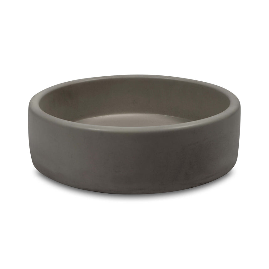 Nood Co Bowl Surface Mount Basin Mid Tone Grey Bathroom Basin Nood Co Default Title