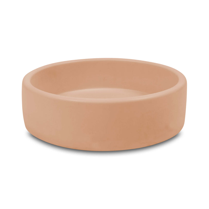 Nood Co Bowl Surface Mount Basin Pastel Peach Bathroom Basin Nood Co Default Title