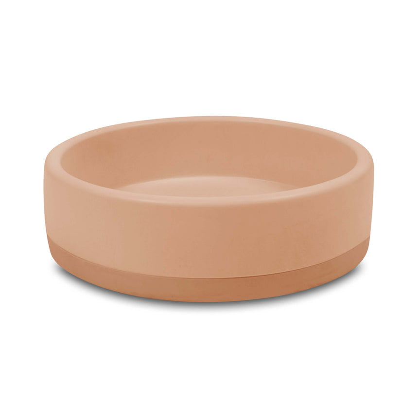 Nood Co Bowl Two Tone Surface Mount Basin Pastel Peach Bathroom Basin Nood Co Default Title
