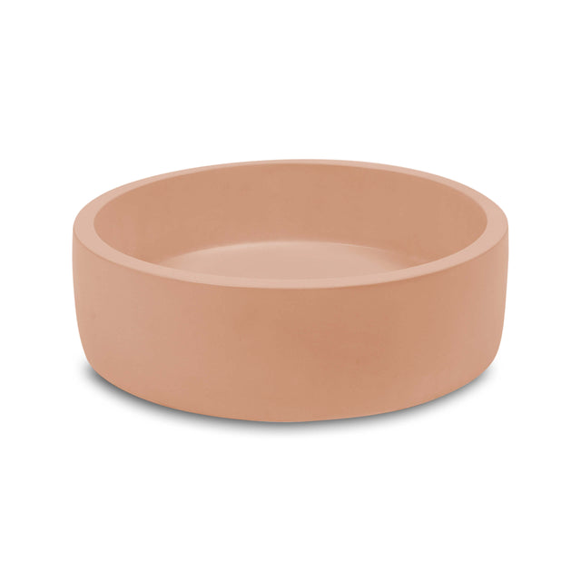 Nood Co Hoop Surface Mount Basin Pastel Peach Bathroom Basin Nood Co Default Title