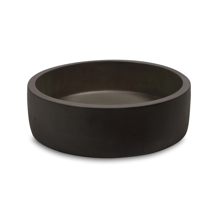 Nood Co Hoop Wall Hung Basin Charcoal Bathroom Basin Nood Co Default Title