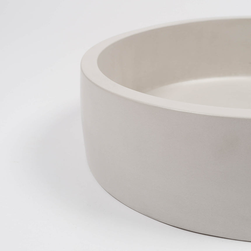 Nood Co Hoop Wall Hung Basin Ivory Bathroom Basin Nood Co