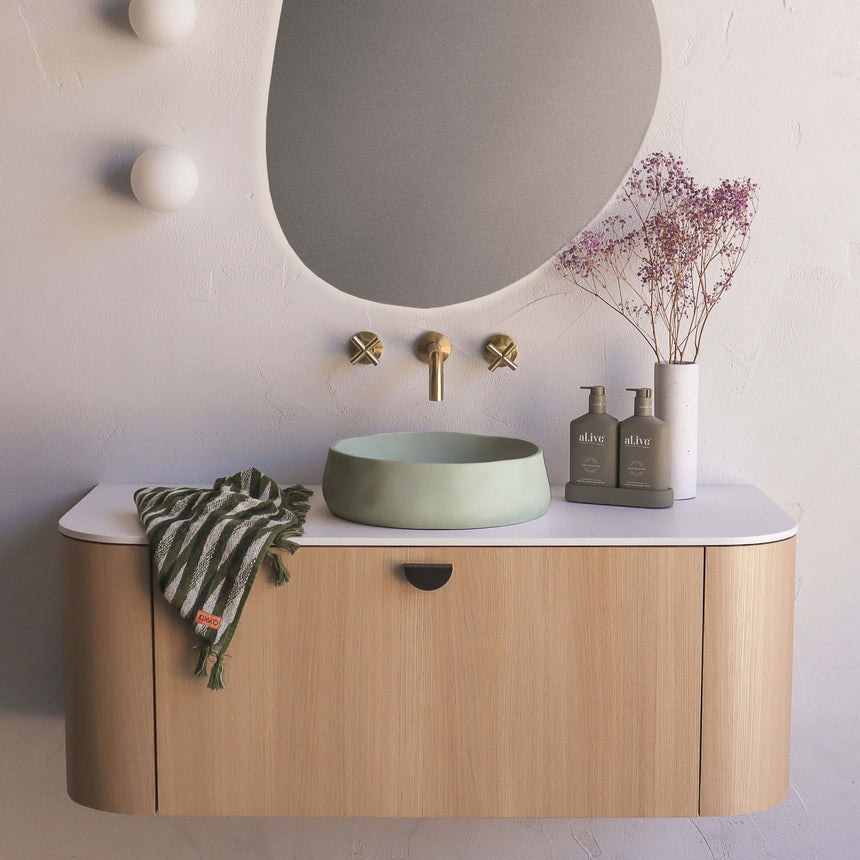 Nood Co Mill Surface Mount Basin Mint Bathroom Basin Nood Co Default Title