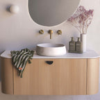 Nood Co Mill Wall Hung Basin Ivory