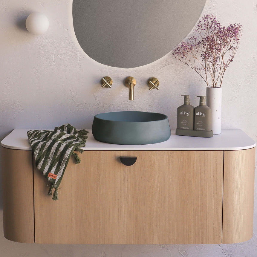 Nood Co Mill Wall Hung Basin Rowboat Bathroom Basin Nood Co Default Title