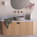Nood Co Mill Wall Hung Basin Sky Grey