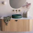 Nood Co Mill Wall Hung Basin Teal
