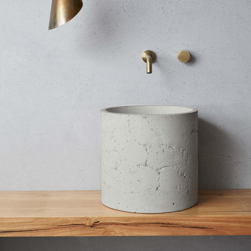 Nood Co Millie Raw (formerly Malta) Basin Cloud Bathroom Basin Nood Co Default Title