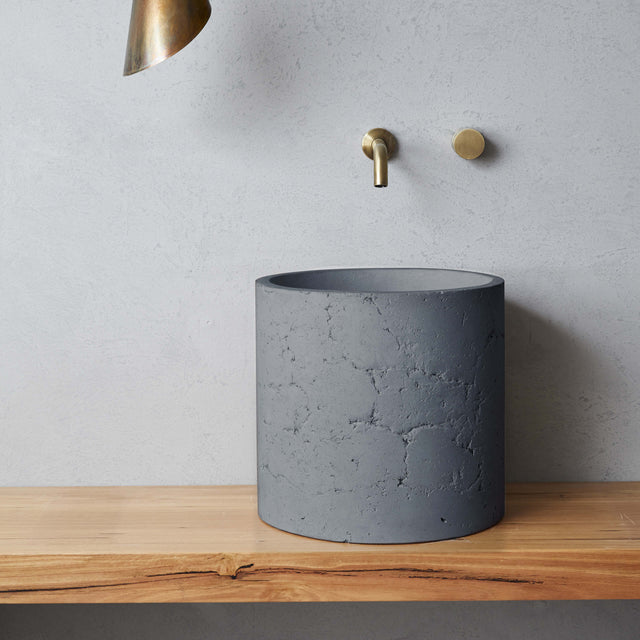 Nood Co Millie Raw (formerly Malta) Basin Copan Blue Bathroom Basin Nood Co Default Title