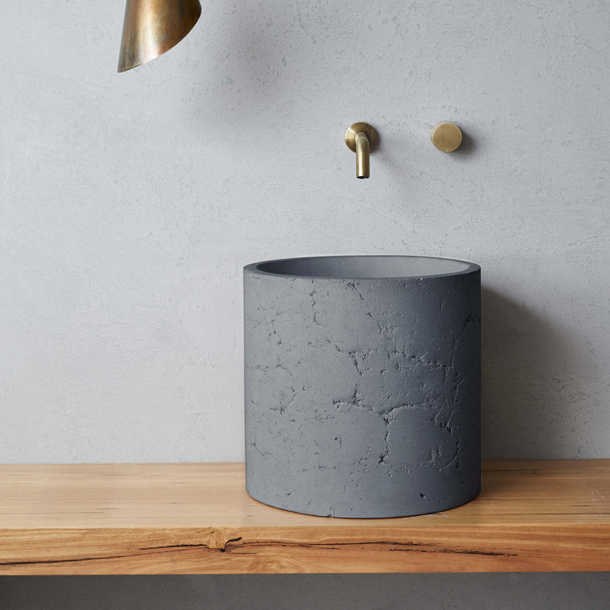 Nood Co Millie Raw (formerly Malta) Basin Copan Blue Bathroom Basin Nood Co Default Title