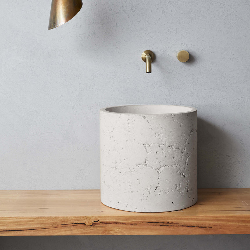 Nood Co Millie Raw (formerly Malta) Basin Ivory Bathroom Basin Nood Co Default Title