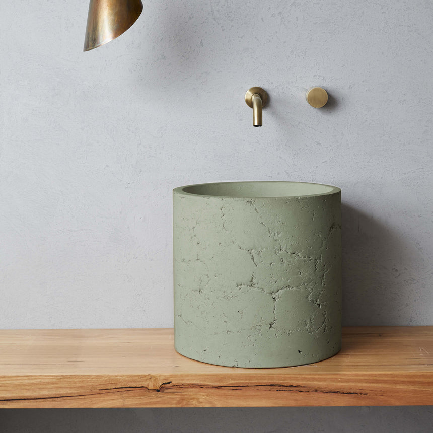 Nood Co Millie Raw (formerly Malta) Basin Mint Bathroom Basin Nood Co Default Title