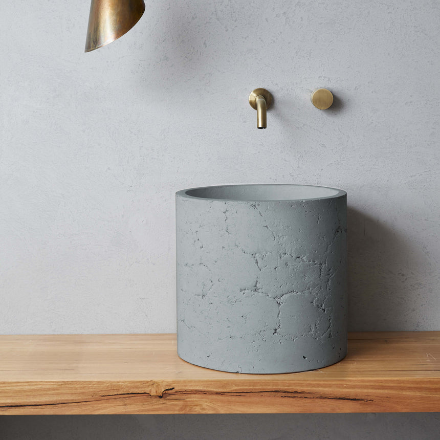 Nood Co Millie Raw (formerly Malta) Basin Powder Blue Bathroom Basin Nood Co Default Title