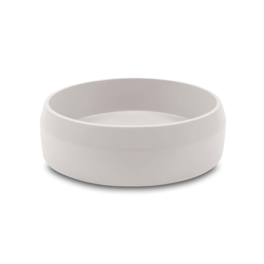 Nood Co Prism Circle Wall Hung Basin Ivory Bathroom Basin Nood Co Default Title