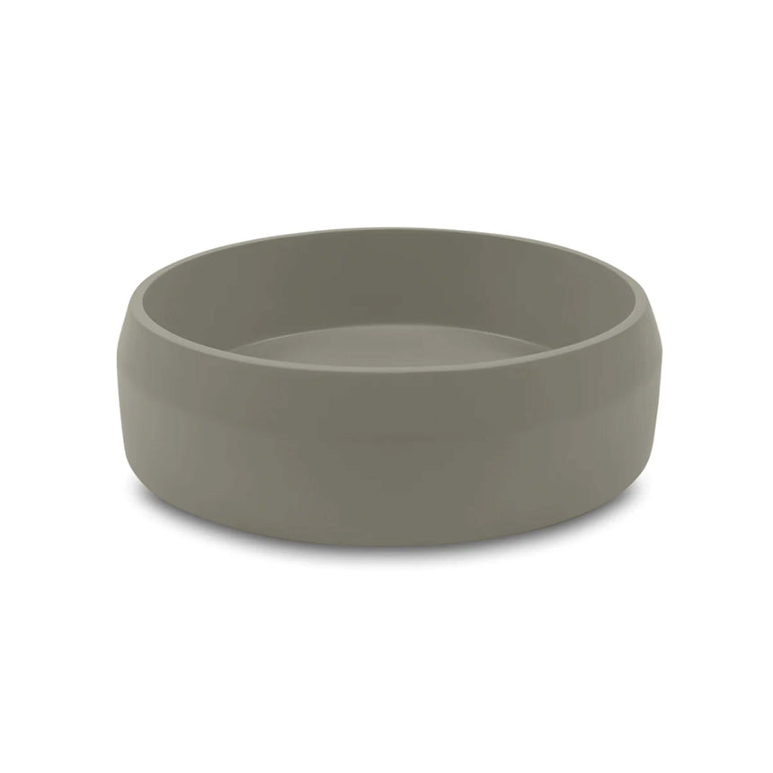 Nood Co Prism Circle Wall Hung Basin Olive Bathroom Basin Nood Co Default Title